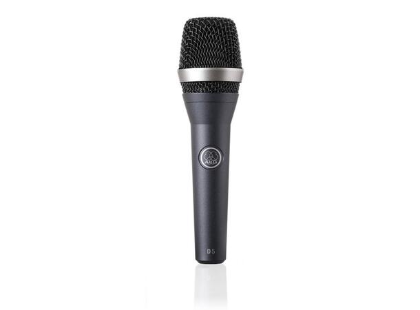 AKG D5  Dynamisk mikrofon Extremely rugged vocal/speech microphone 