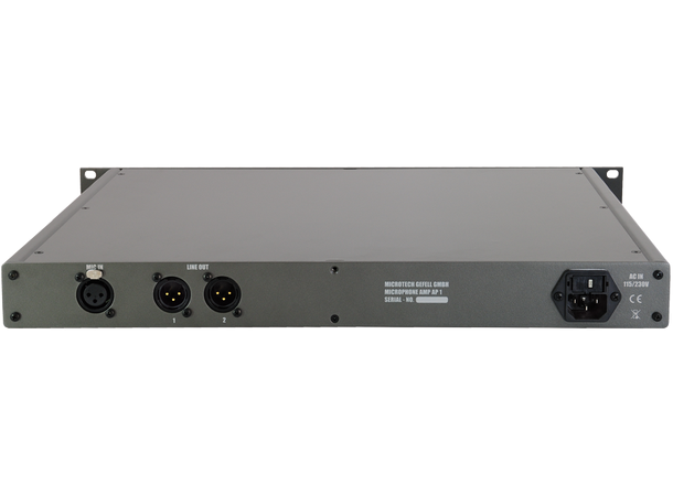 Microtech Gefell AP 1 Mikrofonforsterker med phantom matning, 1 kanal 