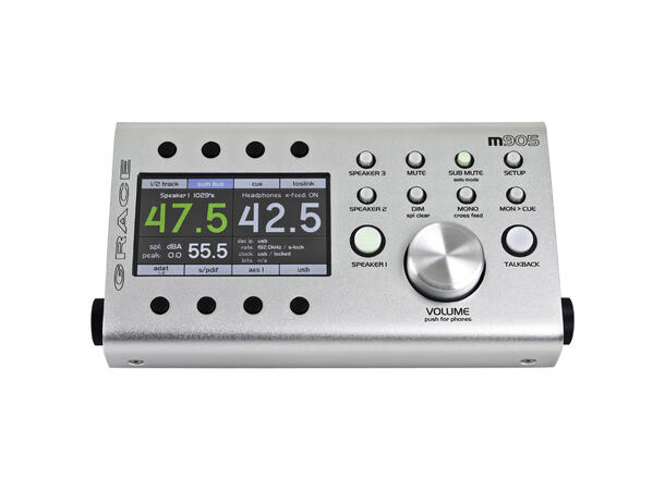 Grace Design m905 Monitor System Sølv Monitor control, Analog og Digital 