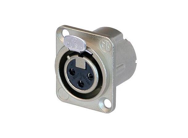 Neutrik chassi XLR hun 3P standard For montering i eksempelvis SMRT bokser 